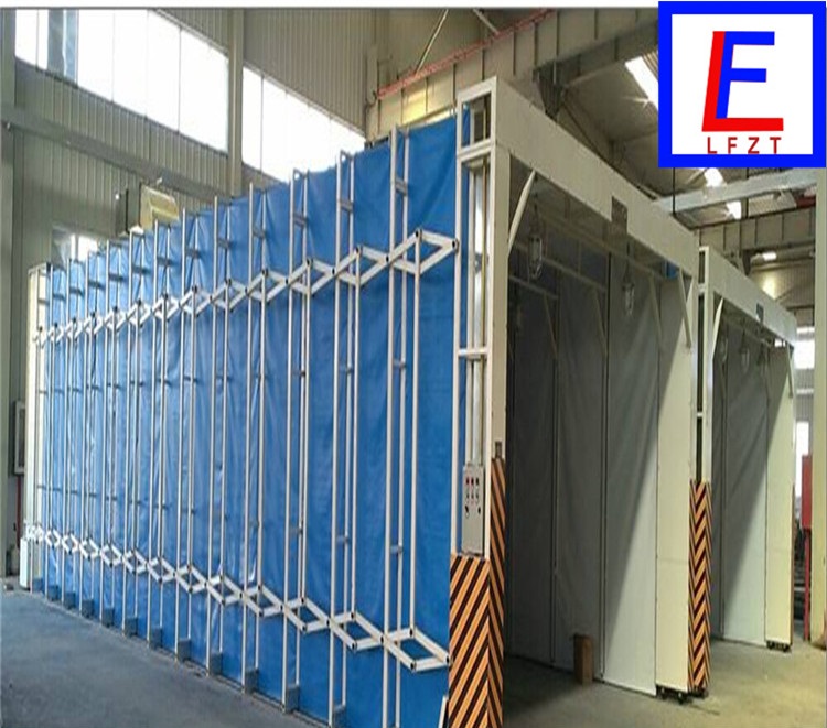 <b>伸縮移動(dòng)噴漆房安裝現(xiàn)場(chǎng)</b>